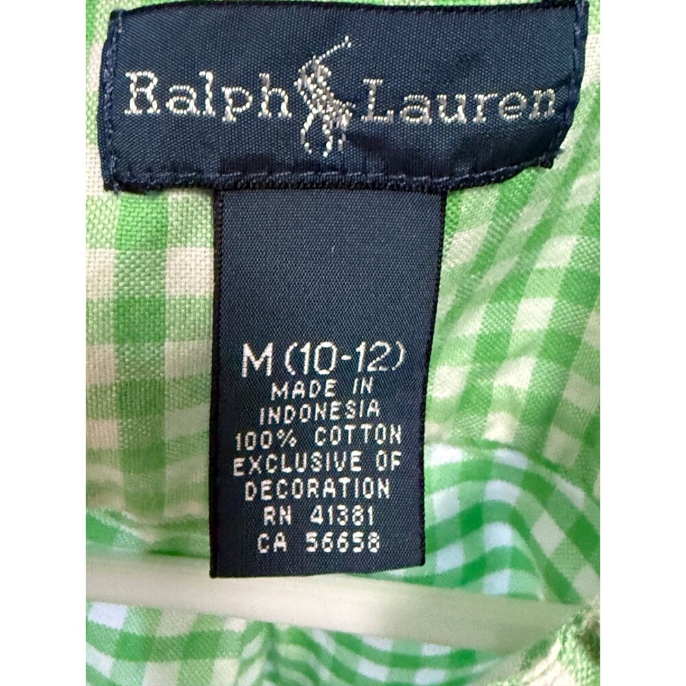 Ralph Lauren Button Front Long Sleeve Oxford M‎ 10/12 - Picture 4 of 4